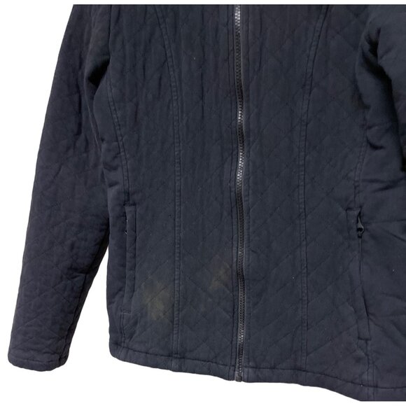 The North Face Jacket Women's Quilted Full Zip Black Jacket Size Small Outdoor - Picture 8 of 8